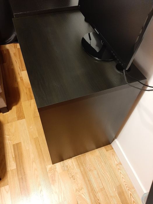 Biurko czarne Ikea