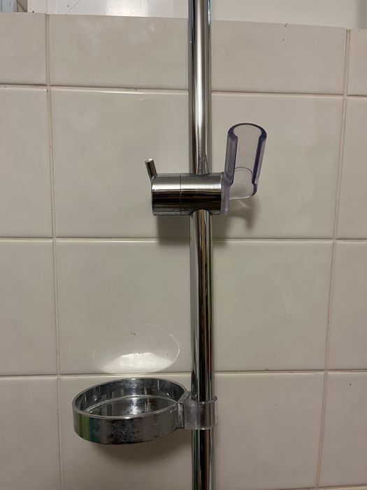 Rampa de duche com misturadora termostática