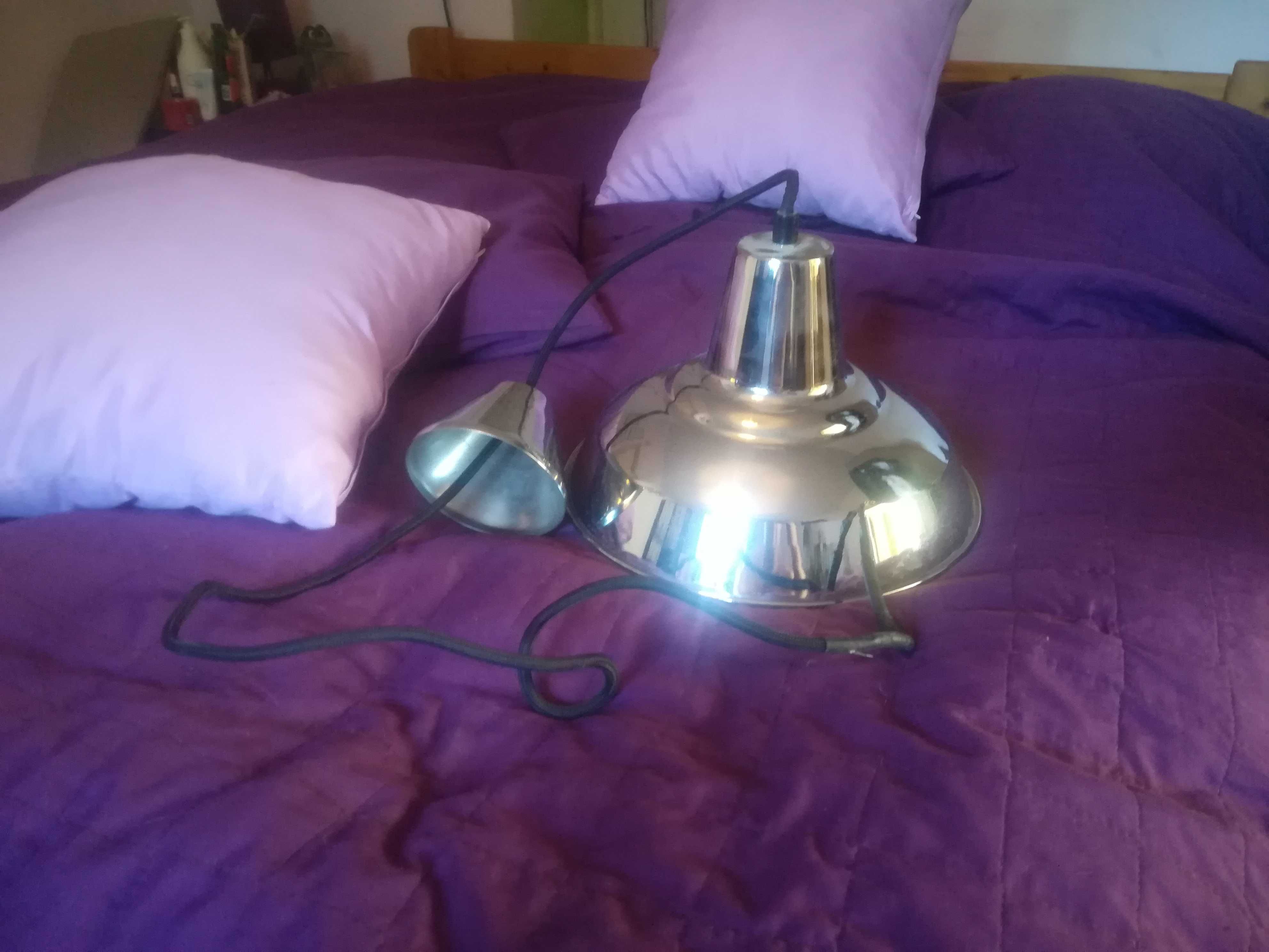 Lampa w stylu loftowym srebrna