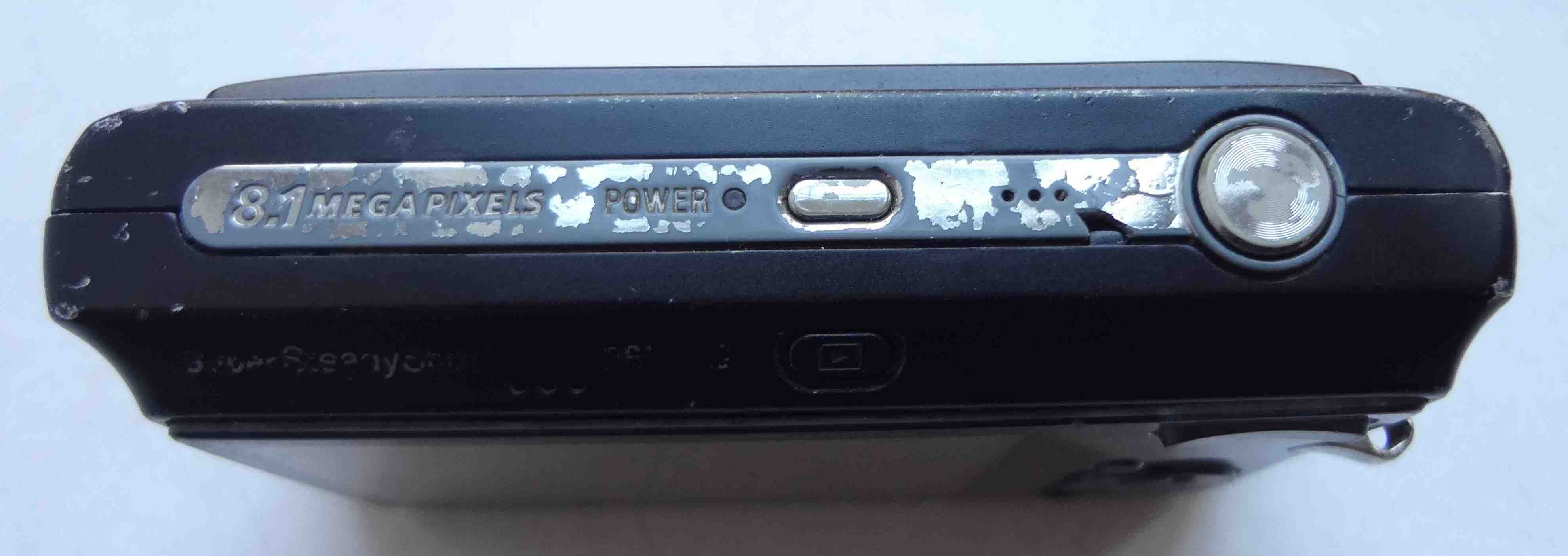 Фотоаппарат цифровой Sony Cyber-shot DSC-T20, не рабочий, с батареей