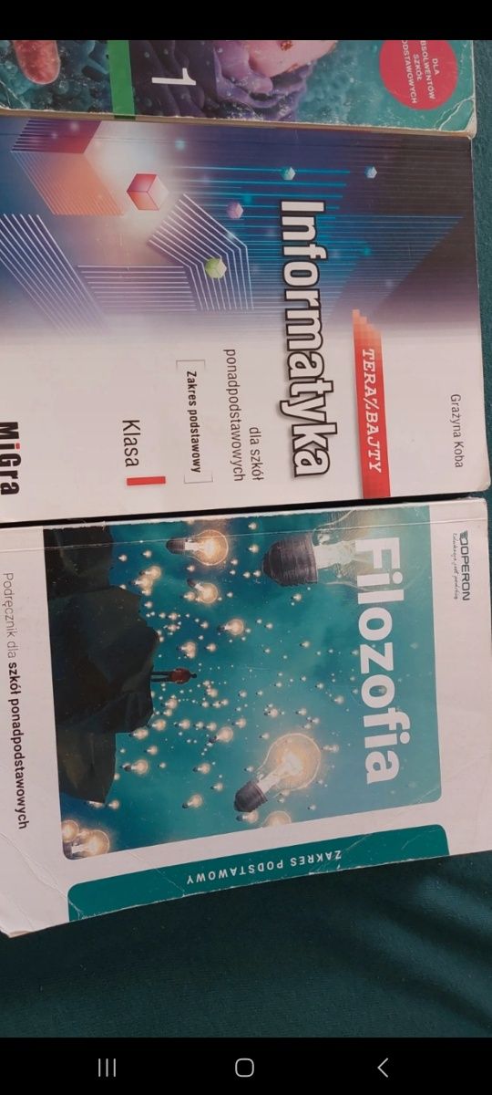 Podręczniki do klasy 1 liceum I technikum