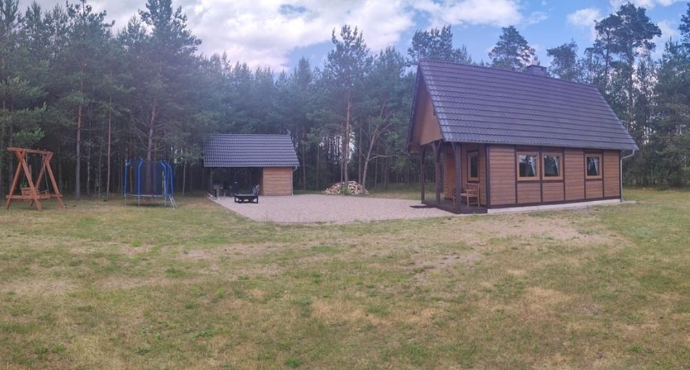 Domek nad jeziorem na Sylwestra. Kaszuby