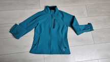 Quechua kurtka softshell damska decathlon turkusowa M 170cm trekingowa