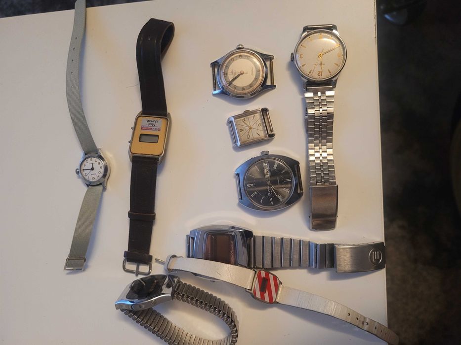 Stare zegarki PRL.