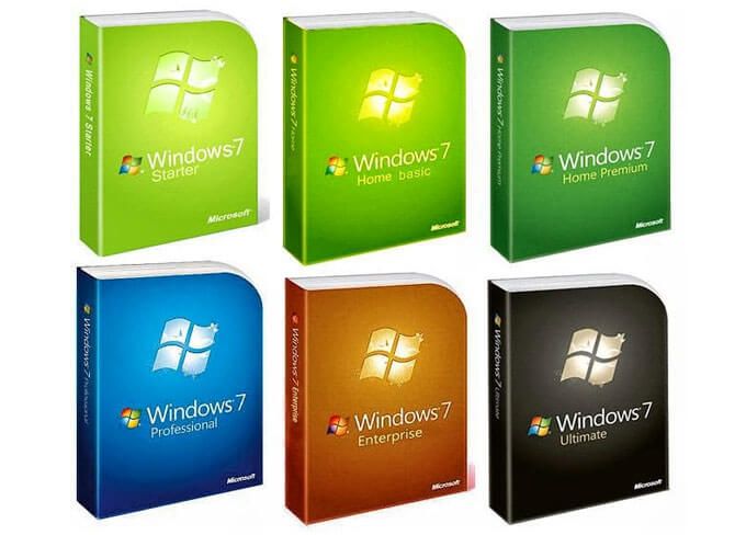 Загрузочный (активированный) диск Windows 7 32/64 bit.