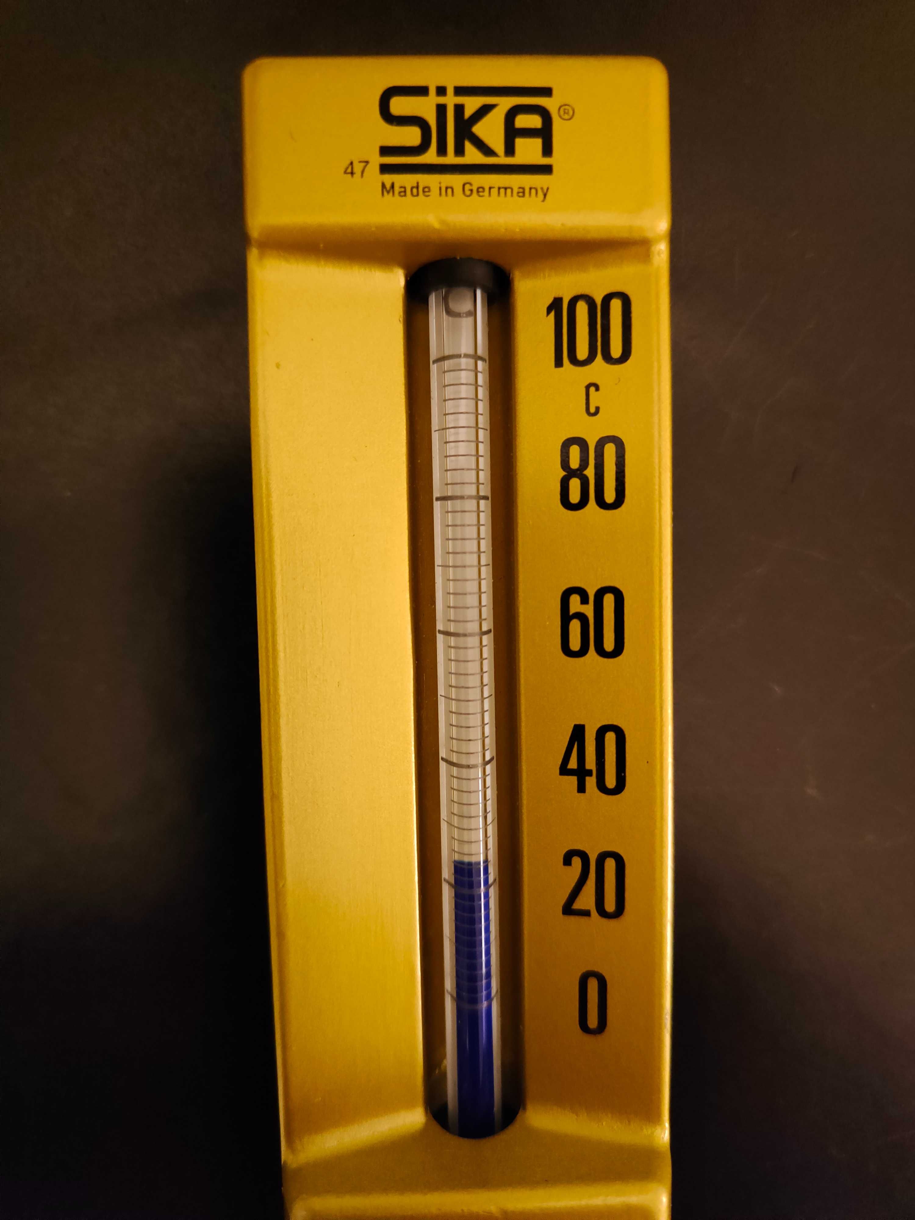 Termometr maszynowy prosty Sika 150x36mm 0-100 stopni C 63mm 1/2