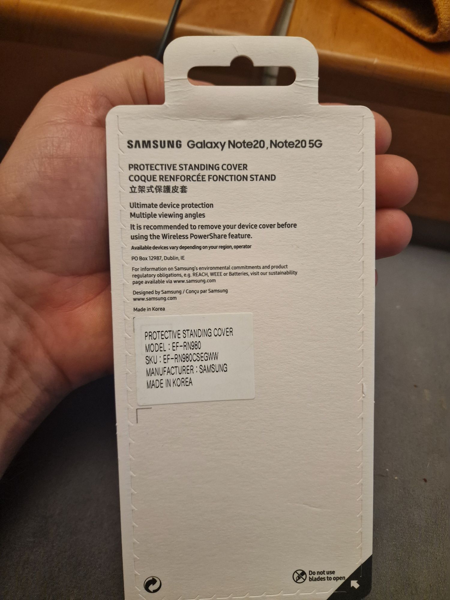 Etui Samsung Protective Standing Cover Galaxy Note20 5G Nówka Okazja