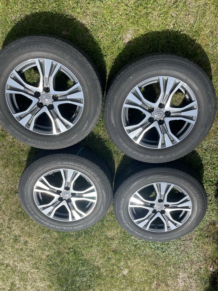 Koła letnie alufegi Toyota 17cali 5x114,3 YOKOHAMA Rav4 auris avensis