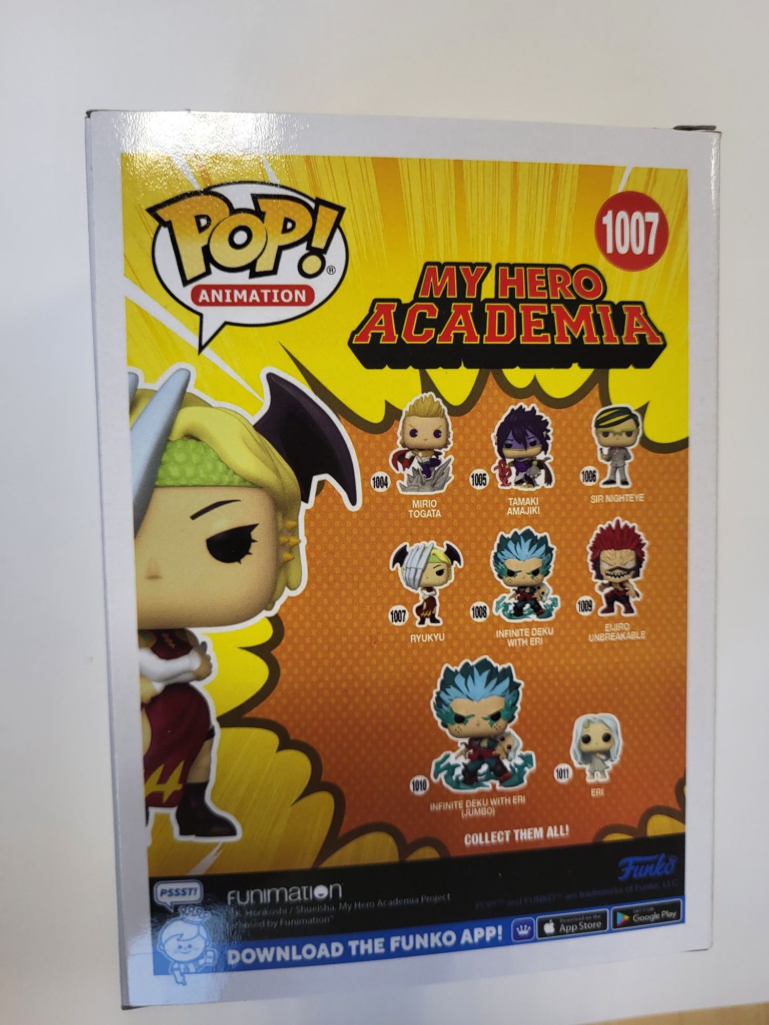 Funko POP! My Hero Academia RYUKYU 1007 Likwidacja Kolekcji