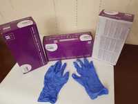 Rękawiczki jednorazowe nitrylowe bezpudrowe Protects Clinic 200 szt x3