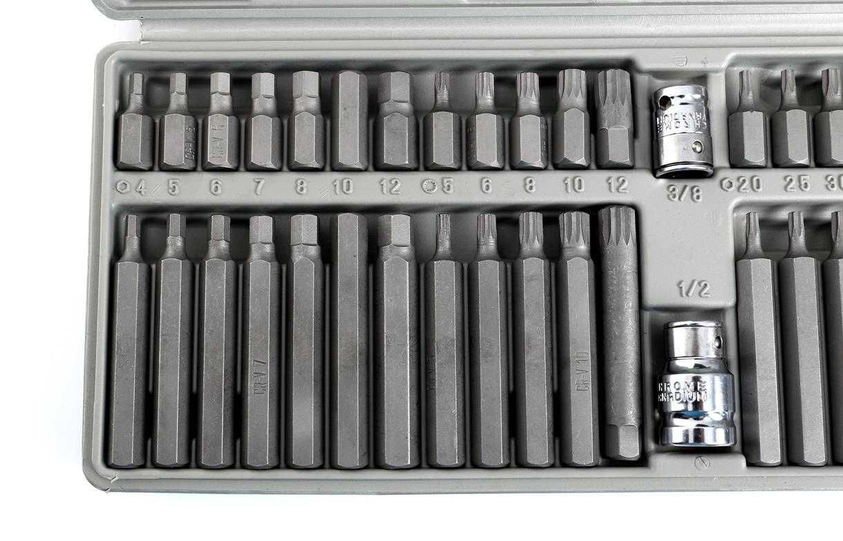 BITY SPECJALNE Imbus HEX TORX SPLINE ZEST 40 el. klucze ręczne KD10219