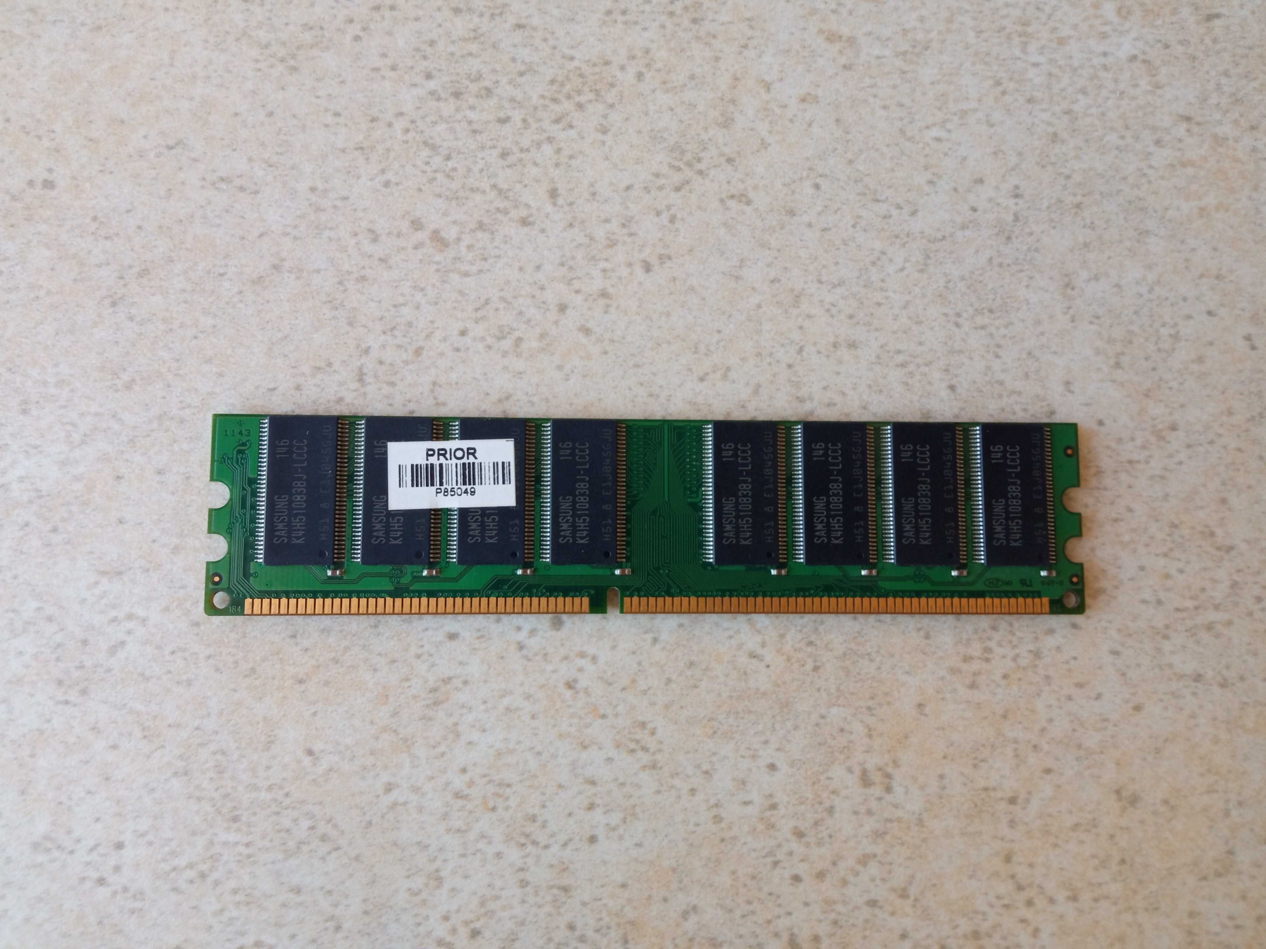 Оперативна пам'ять для ПК Samsung DDR1 1Gb PC-3200 400Mhz