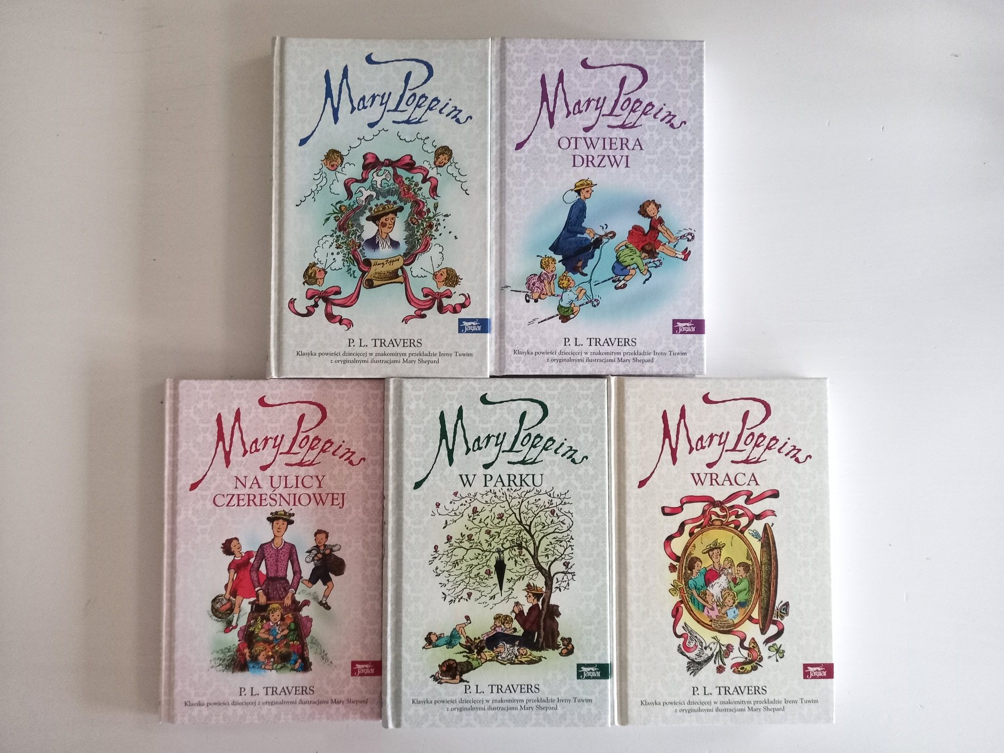 Marry Poppins zestaw seria 5 książek tomów nowe