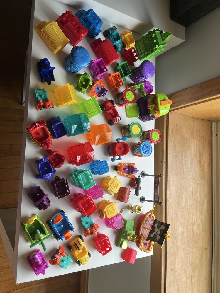 Conjunto Zomlings varios veiculos