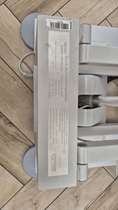 Fotel do pedicure hellmut ruck elektryczny podnośnik