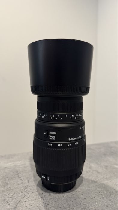 Obiektyw Sigma 70-300 mm f/4-5.6 APO DG Macro | Nikon F + filtr UV K&F