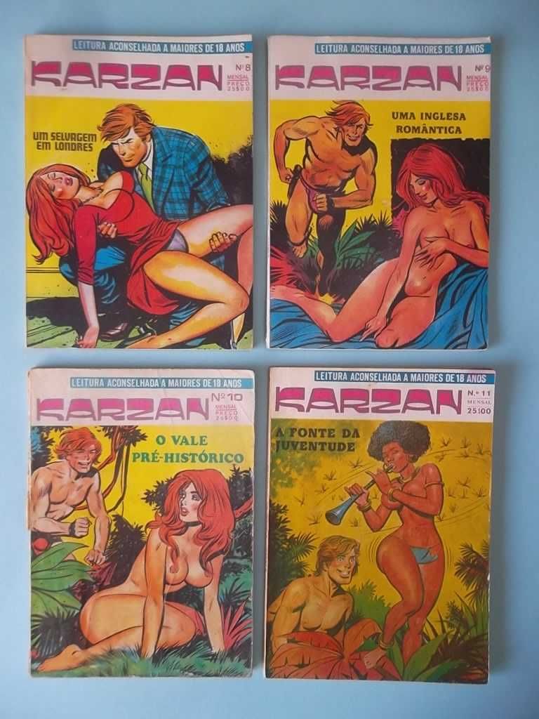 "KARZAN" - Clássico da Banda Desenhada erótica em Portugal
