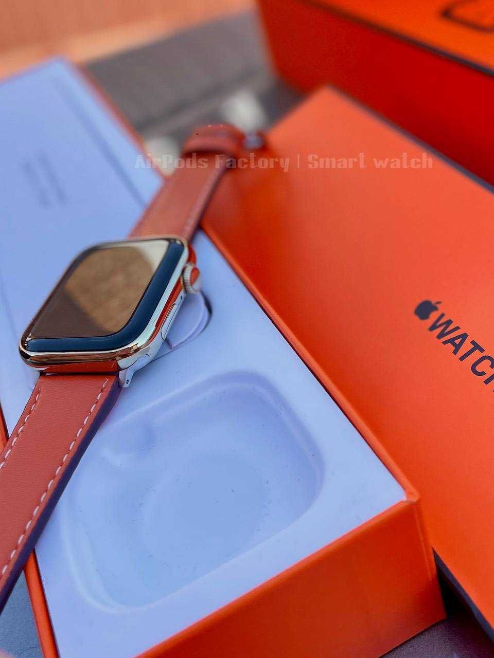 Стильные Умные Смарт Часы Smart Watch Hermes 45mm