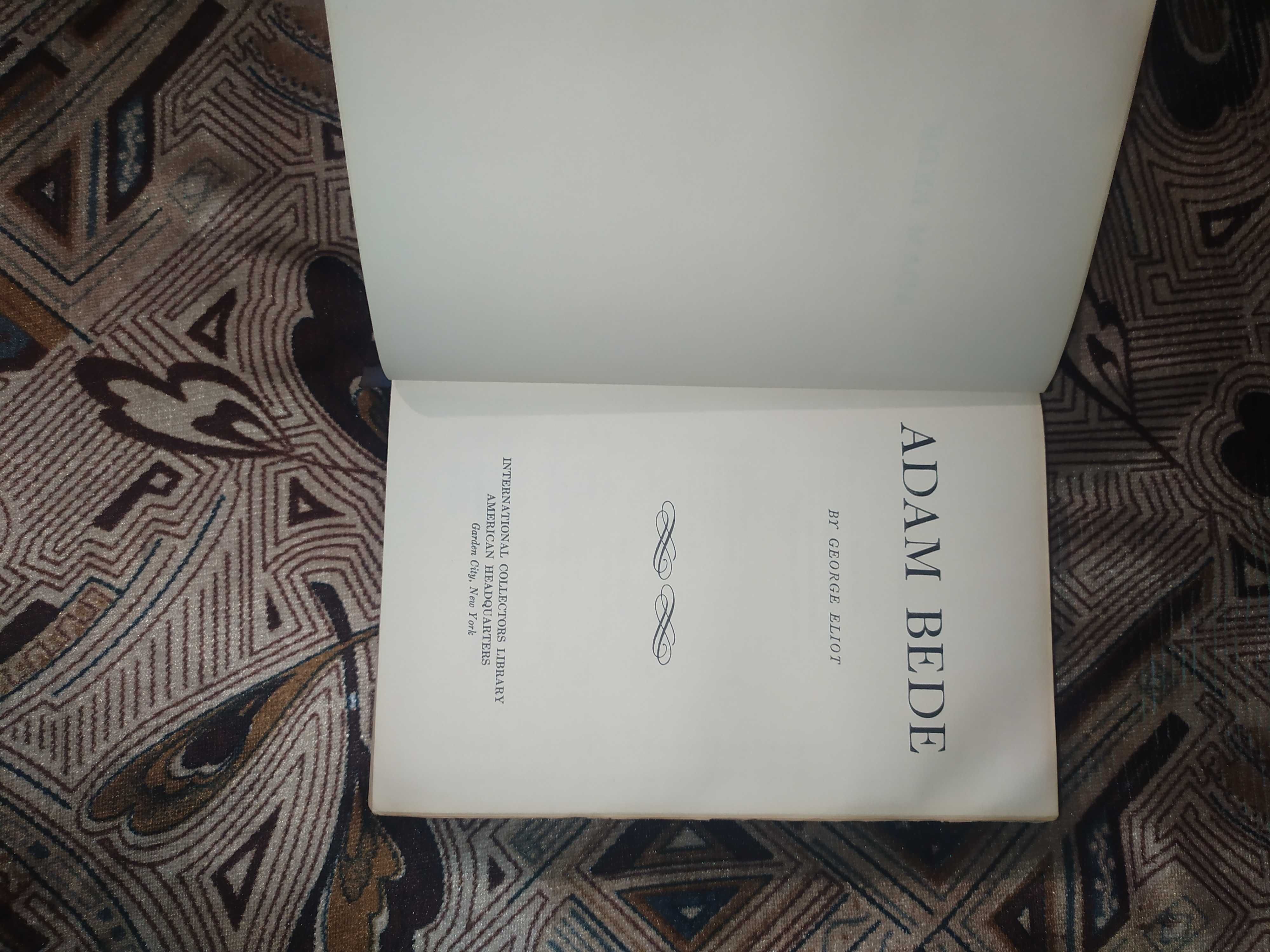 Книжка англійською Джордж Еліот, роман Адам Бід, 1947 рік видання