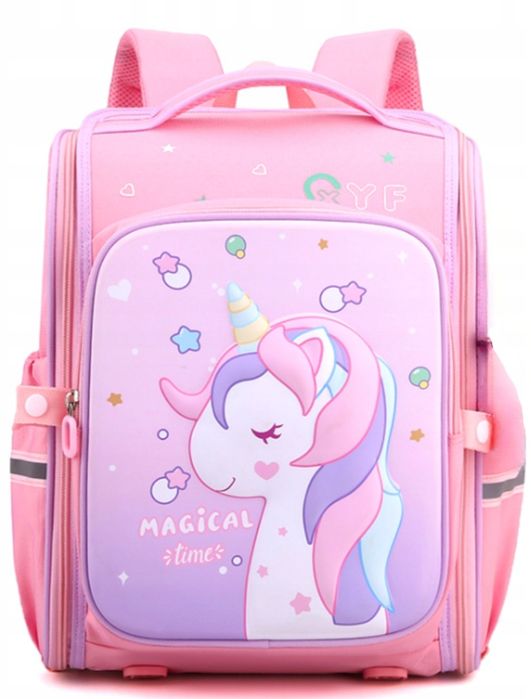 Plecak szkolny dla dziewczynki różowy