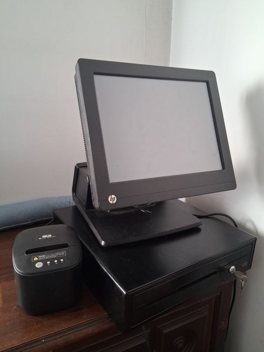 Maquina de registar com gaveta e impressora