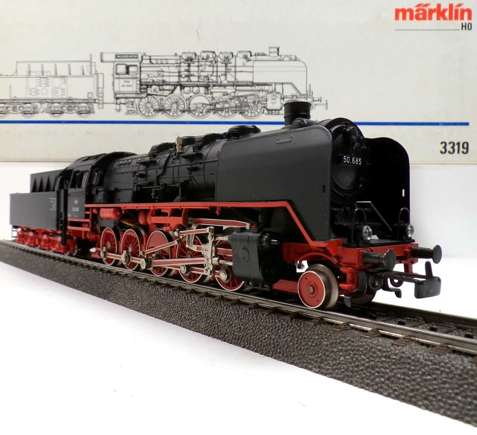 MiniClubMarklin - Locomotiva Vapor Marklin BR 50 685 Digital H0