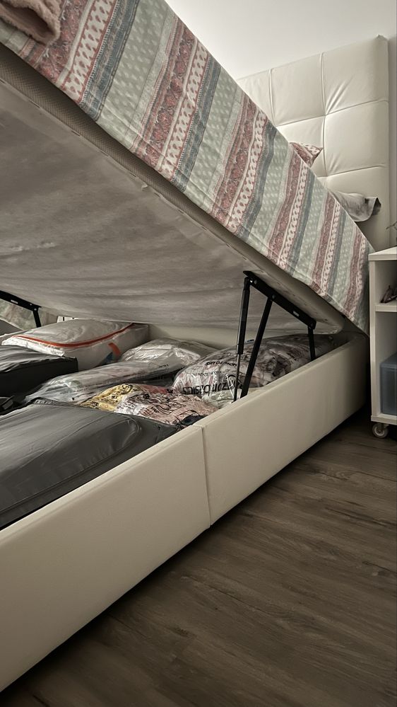Vendo cama bau e cabeceira