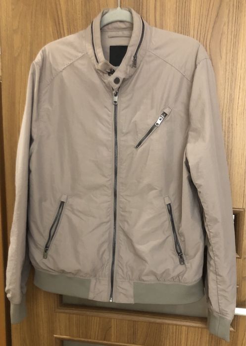 Kurtka z podszewka beżowa L