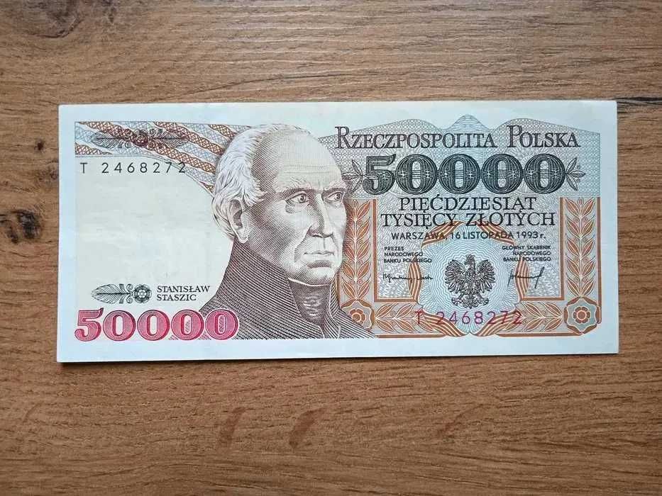 Banknot PRL 50000 zł 1993 - T -