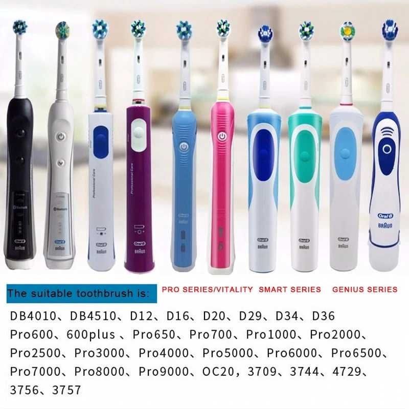 Насадки для електричної зубної щітки Oral-B, braun, дорослі, дитячі