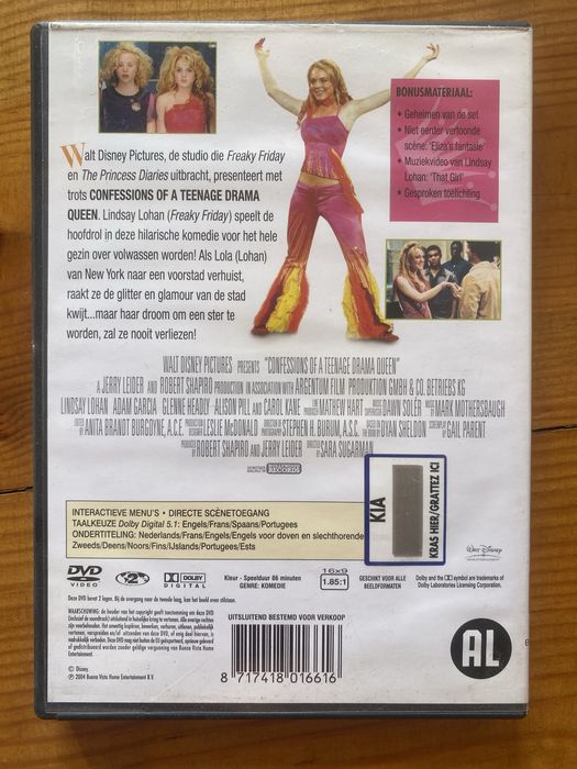 The Confessions of a Teenage Dramma Queen Disney DVD