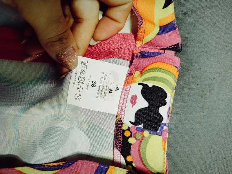 Strój przebranie sukienka lata 80 38