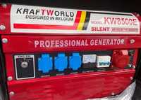 Генератор KraftWorld KW8500E Бельгія з електричним пуском в наявності!