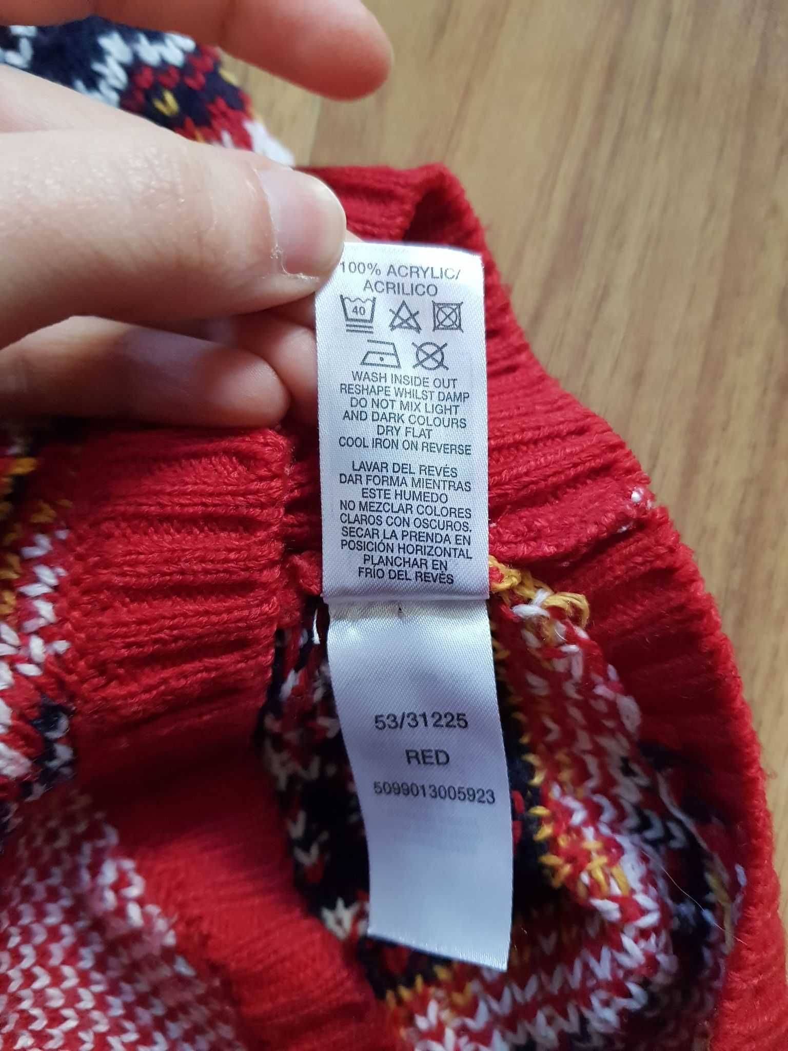 Sweter świąteczny dla psa w renifery Dunnes Stores S ubranko