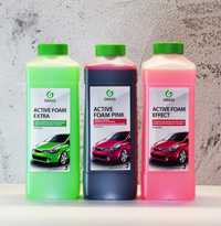 Активная пена Grass Active Foam Pink розовая для мойки автошампунь