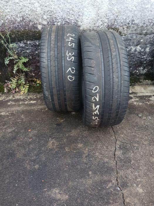 Vendo pneus semi-novos 245/35/20 Michelin