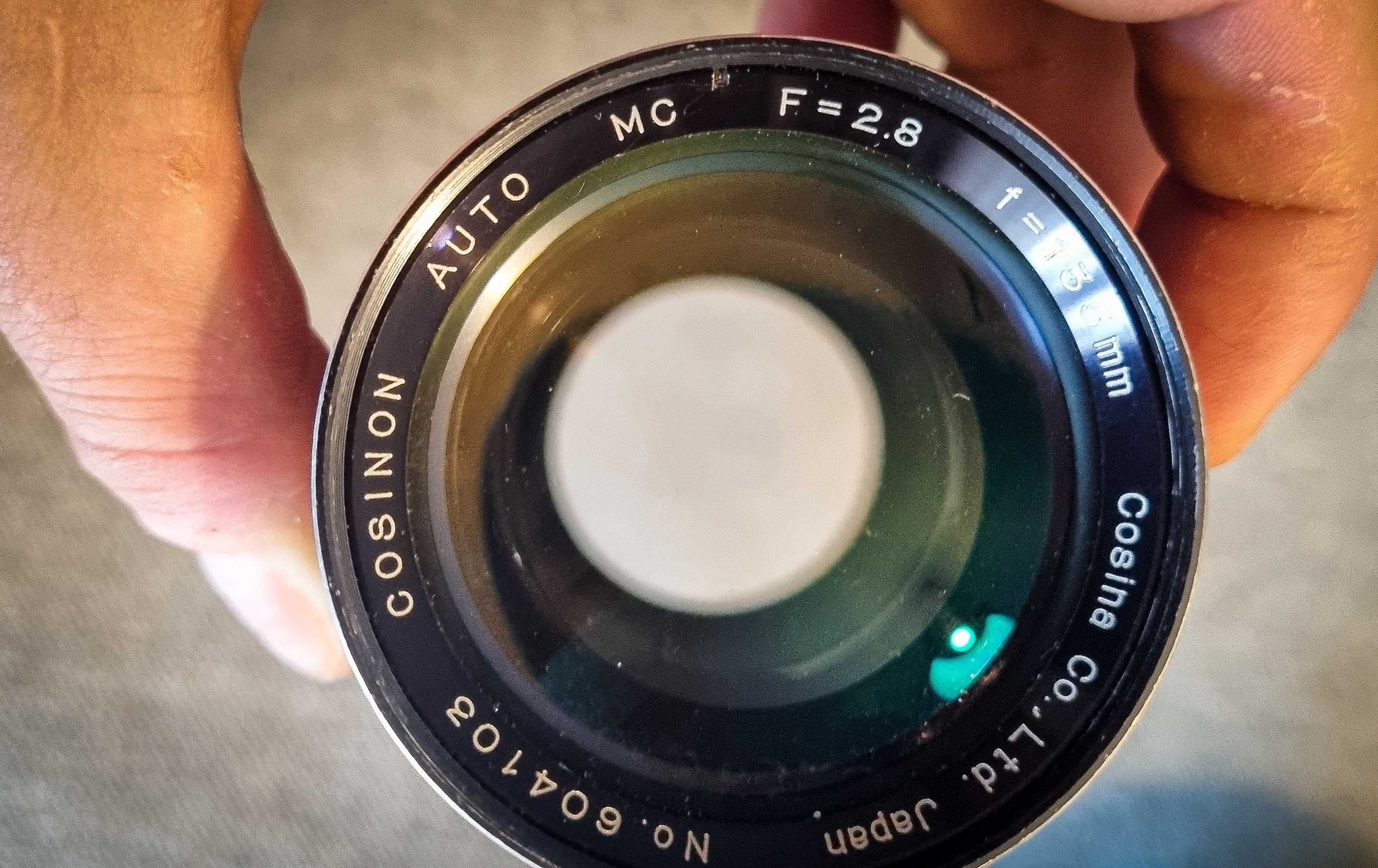 Lente fotográfica rara Cosina Cosinon MC 135mm f.2.8 para Nikon