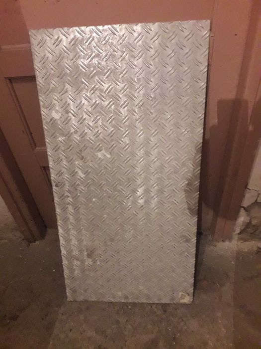 Blacha aluminiowa ryflowana w formacie 500x1000 mm