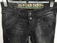 TOMMY HILFIGER Denim Nola Spodnie 3/4 Damskie 29 Oryginalne Rybaczki