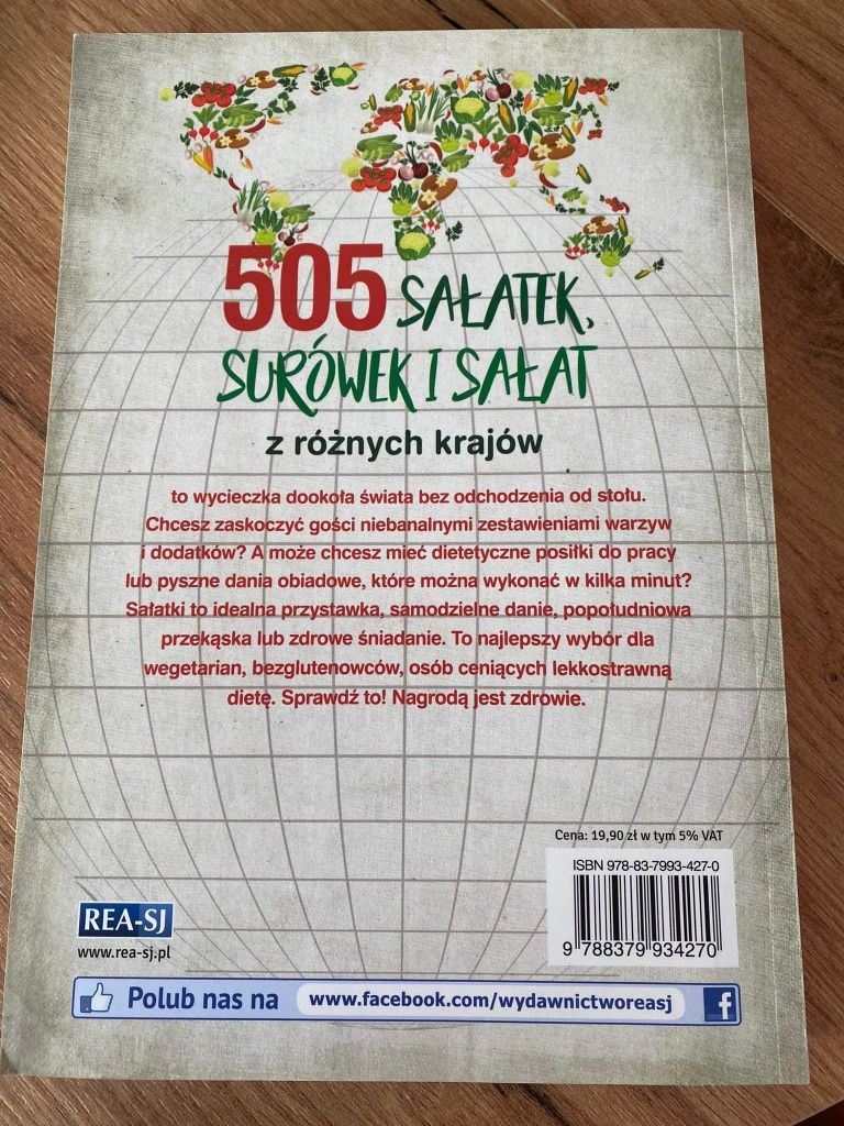 Książka 505 sałatek, surówek i sałat