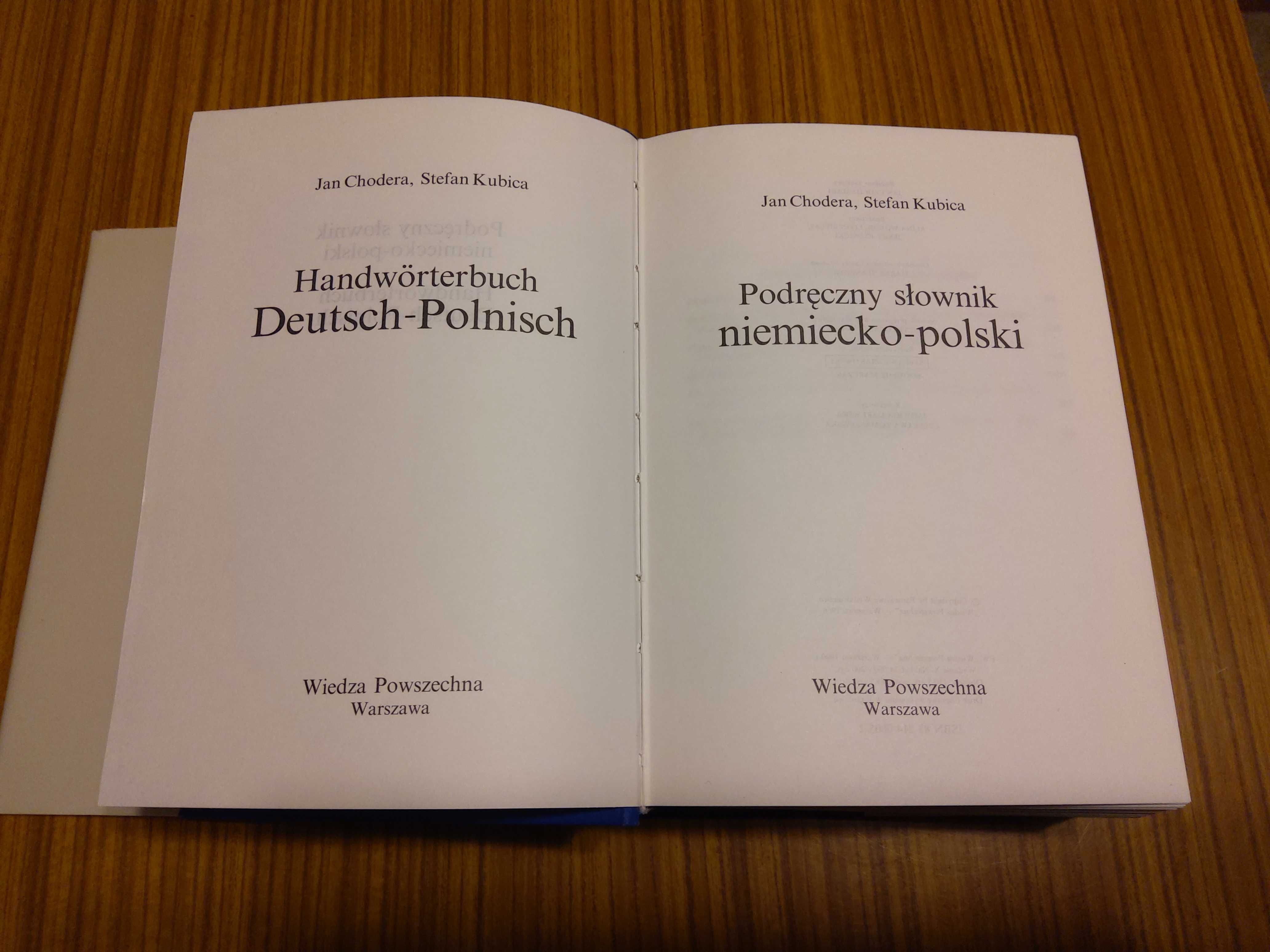 Podręczny słownik polsko-niemiecki niemiecko-polski