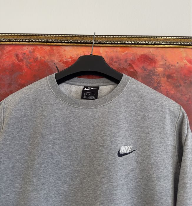 Серый Свитшот Nike оригинал Размер L