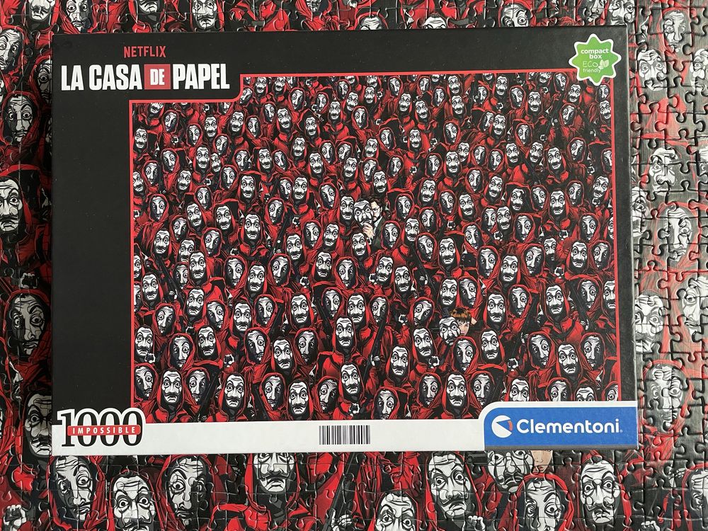 Puzzle 1000 Dom z Papieru Netflix Clementoni