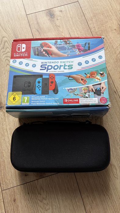 Nintendo Switch Sports + folia na ekranie + nowe etui