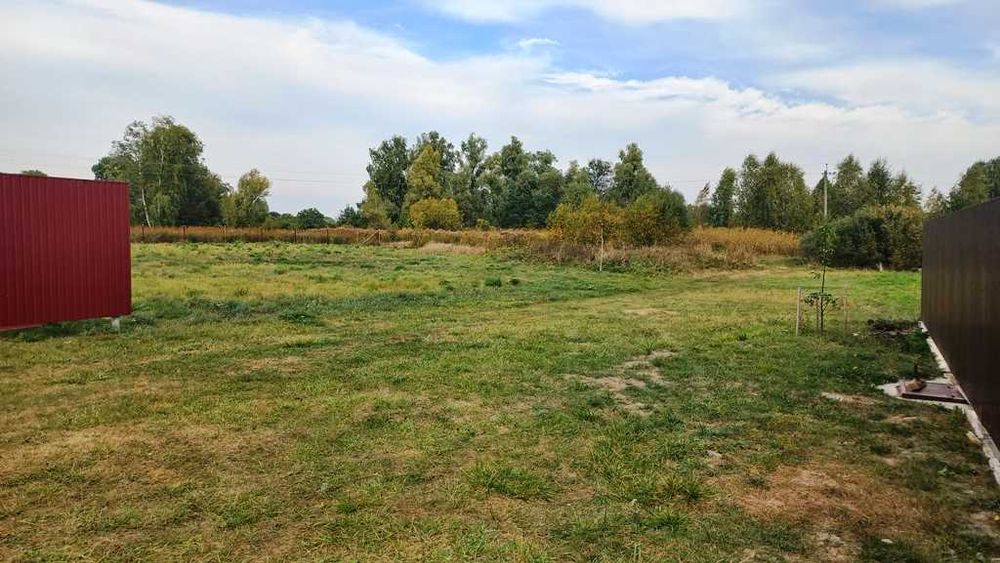Дударків, ділянка 19 соток з великим фасадом та комунікаціями