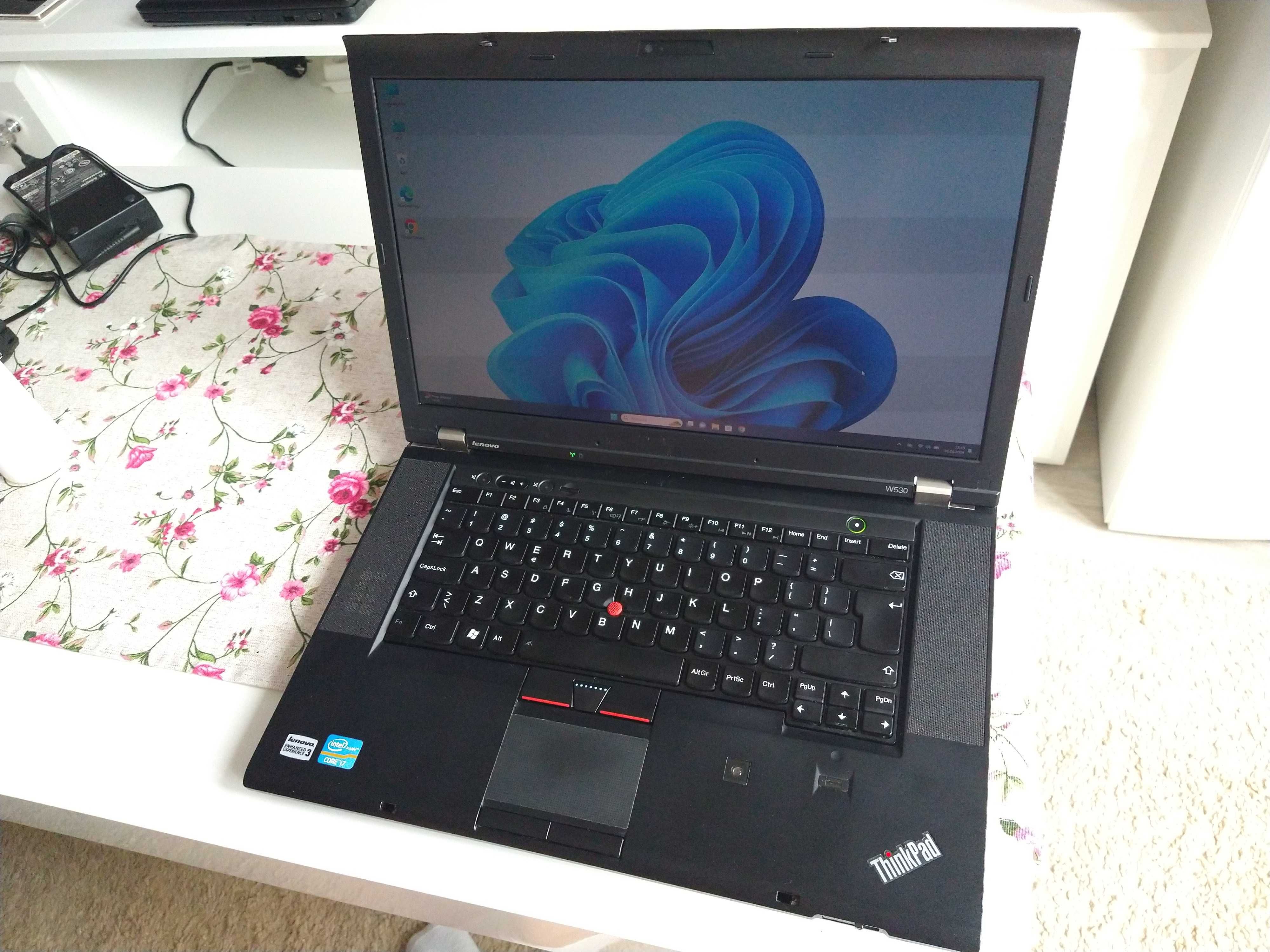 NOWY Lenovo W530 i7-3820QM 16GB RAM 512GB SSD NVIDIA K1000M 2GB Win11