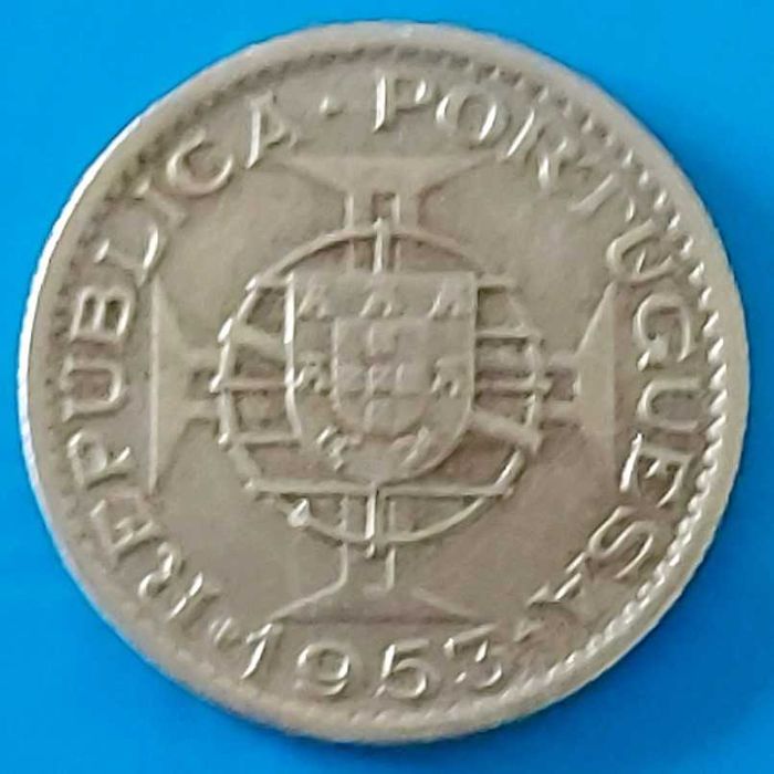 2$50 de 1953, Republica Portuguesa, Angola
