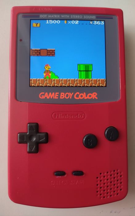 Game Boy GameBoy Color IPS podśwetlany ekran Oryginalna obudowa Obse