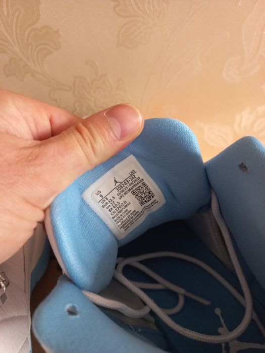 Nike Air Jordan 12 Retro  "Melo" White Universtiy Blue.