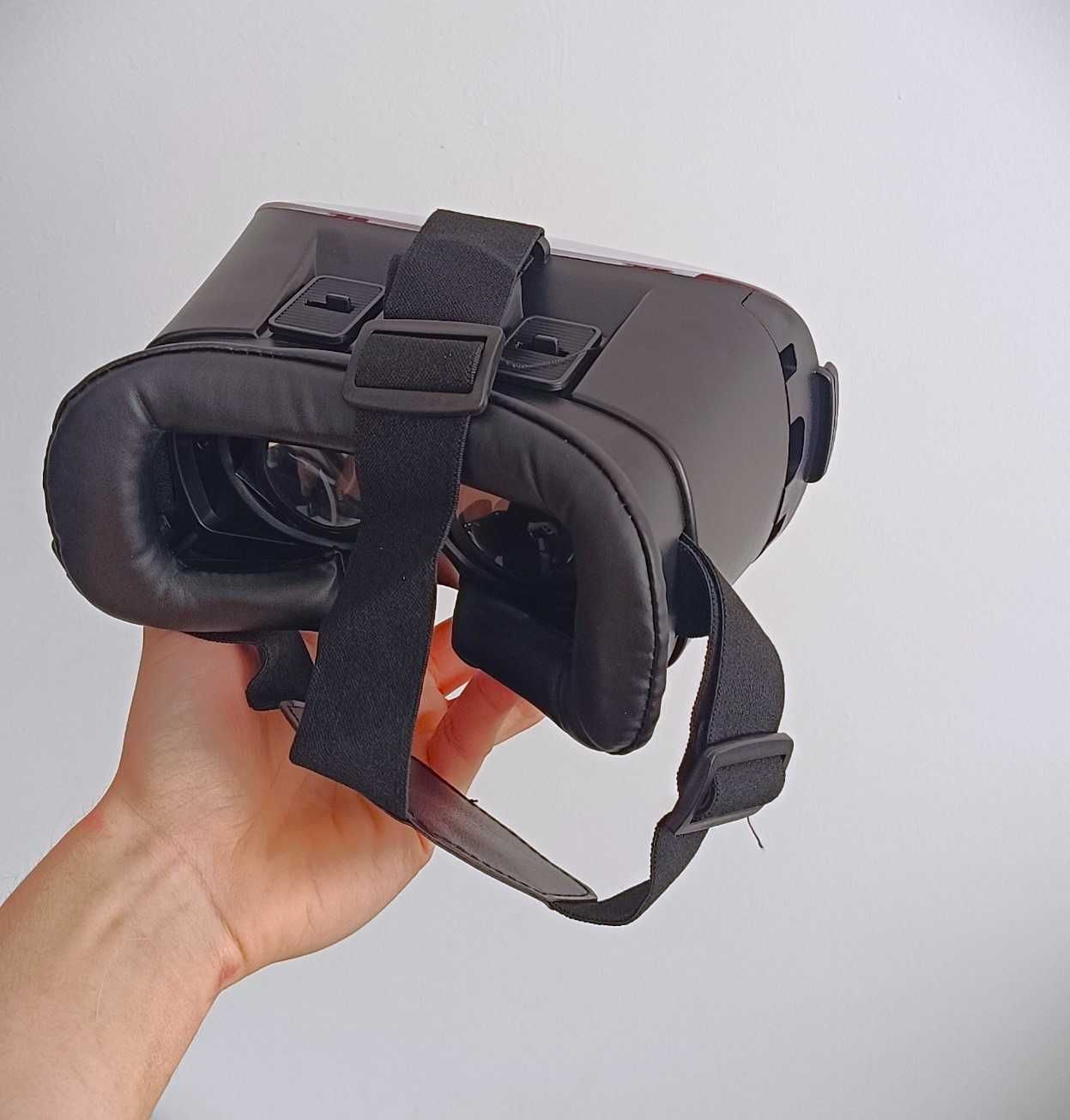 Gogle VR 3D + Kontroler Bluetooth do Telefonu Android iOS | Do 6,5cal